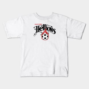 Defunct Hartford CT Hellions Soccer MILS 1979 Kids T-Shirt